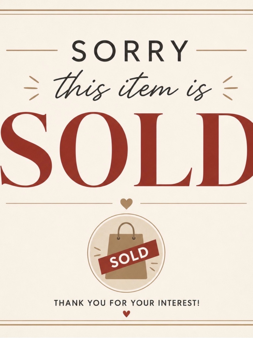 Sold